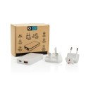 XD Collection Fluxo RCS 65W flat GAN charger with universal connectors