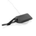 XD Collection Globefind RCS rPolyester luggage tag with worldwide locating