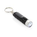 XD Collection Globix porte-clés lampe USB rechargeable en plastique RCS