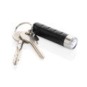 XD Collection Globix RCS gerecycled plastic USB oplaadbaar sleutelhangerlampje