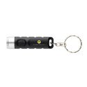 XD Collection Globix RCS gerecycled plastic USB oplaadbaar sleutelhangerlampje