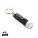 XD Collection Globix RCS recycled plastic USB rechargeable keychain flashlight