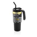 XD Collection Graphic 360 RCS certified recycled steel tumbler 900ml