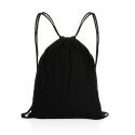 XD Collection Impact AWARE™ recycled cotton drawstring backpack 145g