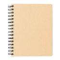 XD Collection Kraft A5 Notizbuch mit Haftnotizen, liniert