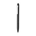 XD Collection Kymi RCS gerecycleerd aluminium pen met stylus, blauwschrijvend