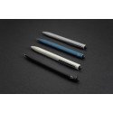 XD Collection Kymi RCS gerecycleerd aluminium pen met stylus, blauwschrijvend