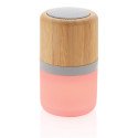 XD Collection lumière de haut-parleur 3W à  changement de couleur en bambou
