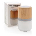 XD Collection lumière de haut-parleur 3W à  changement de couleur en bambou