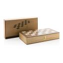XD Collection luxe houten opvouwbaar schaakspel