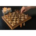 XD Collection luxe houten opvouwbaar schaakspel