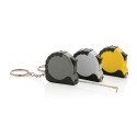 XD Collection MeasureMate porte-clés avec mètre ruban de 1M en ABS recyclé RCS