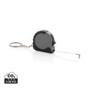 XD Collection MeasureMate RCS gerecycled ABS rolmeter sleutelhanger van 1 meter