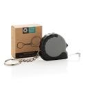 XD Collection MeasureMate RCS recycled ABS 1 meter tape measure keychain