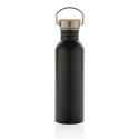 XD Collection moderne 700 ml rvs drinkbus met bamboe deksel