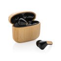 XD Collection RCS recycled plastic & bamboo TWS earbuds