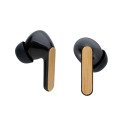 XD Collection RCS recycled plastic & bamboo TWS earbuds