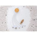 XD Collection rundes Ontario 6-in-1 Kabel aus RCS recyceltem Kunststoff