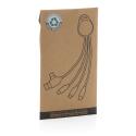 XD Collection rundes Ontario 6-in-1 Kabel aus RCS recyceltem Kunststoff