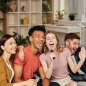 XD Collection Singvibe Karaoke-Set mit Doppelmikrofon aus RCS recyceltem ABS
