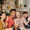 XD Collection Singvibe RCS gerecycled plastic karaokeset met 2 microfoons