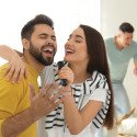 XD Collection Singvibe RCS gerecycled plastic karaokeset met 2 microfoons