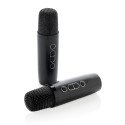 XD Collection Singvibe RCS gerecycled plastic karaokeset met 2 microfoons