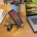 XD Collection Standkey porte-clés support de téléphone en bambou
