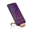 XD Collection Standkey porte-clés support de téléphone en bambou