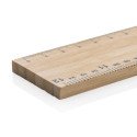 XD Collection Timberson extra thick 30cm double sided bamboo ruler