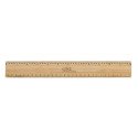 XD Collection Timberson extra thick 30cm double sided bamboo ruler