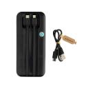 XD Collection Turbopack 10.000 mah batterie externe avec câbles intégrés