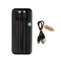 XD Collection Turbopack 10.000 mah Powerbank mit integrierten Kabeln