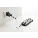 XD Collection Turbopack 10.000 mah RCS rplastic powerbank met ingebouwde kabels