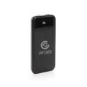 XD Collection Turbopack 10.000 mah RCS rplastic powerbank met ingebouwde kabels