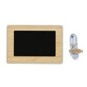 XD Collection Utah RCS gerecycleerd plastic bamboe LED-klok