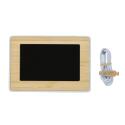 XD Collection Utah RCS horloge LED en plastique recyclé et bambou