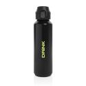 XD Collection Via bouteille de sport verrouillable 600ML en acier recyclé RCS