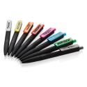 XD Collection X3 Schwarzer smooth touch Kugelschreiber, blaue Tinte