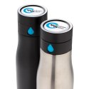 XD Design Aqua hydratatie tracking 650 ml RVS drinkfles