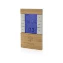 XD Kollektion Utah RCS Wetterstation aus Kunststoff und Bambus