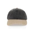 XD Xclusive BEAU AWARE™ Gewaschene 6-Panel-Kappe aus zweifarbigem Baumwoll-Twill