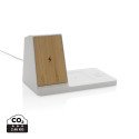 XD Xclusive Ontario gerecycleerd plastic & bamboe 3-in-1 lader
