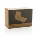 XD Xclusive Ontario gerecycleerd plastic & bamboe 3-in-1 lader