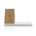 XD Xclusive Ontario gerecycleerd plastic & bamboe 3-in-1 lader