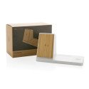 XD Xclusive Ontario gerecycleerd plastic & bamboe 3-in-1 lader