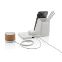 XD Xclusive Ontario plastic recyclé et bambou chargeur sans fil