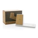 XD Xclusive Ontario plastic recyclé et bambou chargeur sans fil