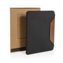 XD Xclusive Teri AWARE™ A4 Schreibmappe aus RPET und Walnuss