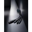 XD Xclusive Terra 6-in-1-Ladekabel aus RCS recyceltem Aluminium